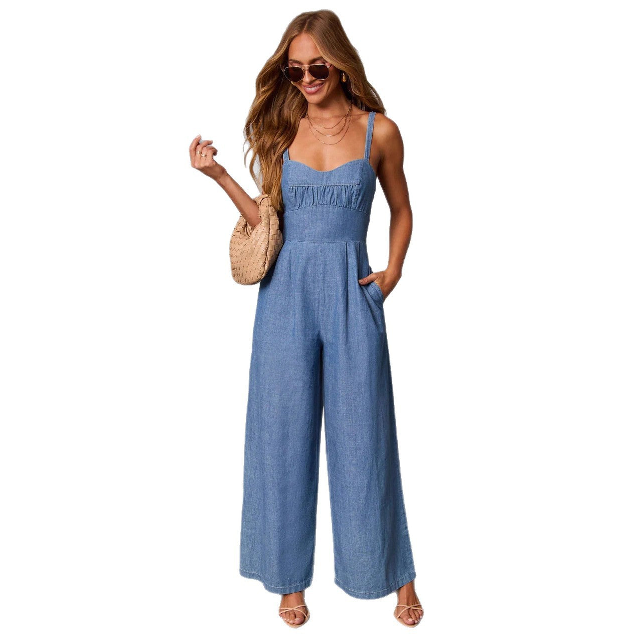 Tamara Chambray Jumpsuit