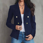 Florinda Double-Breasted Tailored Blazer