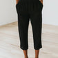 Marcella Cropped Linen Pant