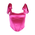 Berenice Satin Corset Bustier Top