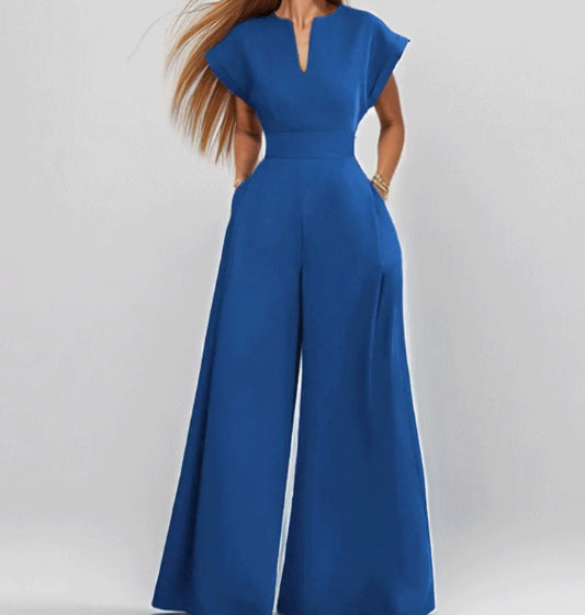 Serena Tailored Wide-Leg Jumpsuit
