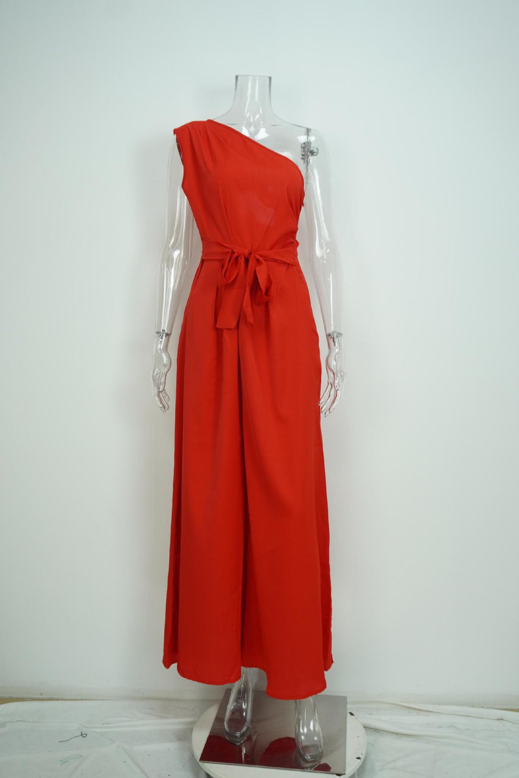 Aurelina One-Shoulder Wide-Leg Jumpsuit