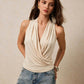 Olimpia Halter Cowl Top