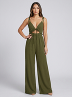 Agnese Cutout Jumpsuit on model