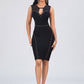 Alessia Studded Bandage Dress on model