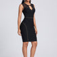 Alessia Studded Bandage Dress on model