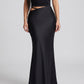 Allegra Bodycon Maxi Skirt on model