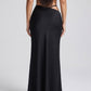 Allegra Bodycon Maxi Skirt on model