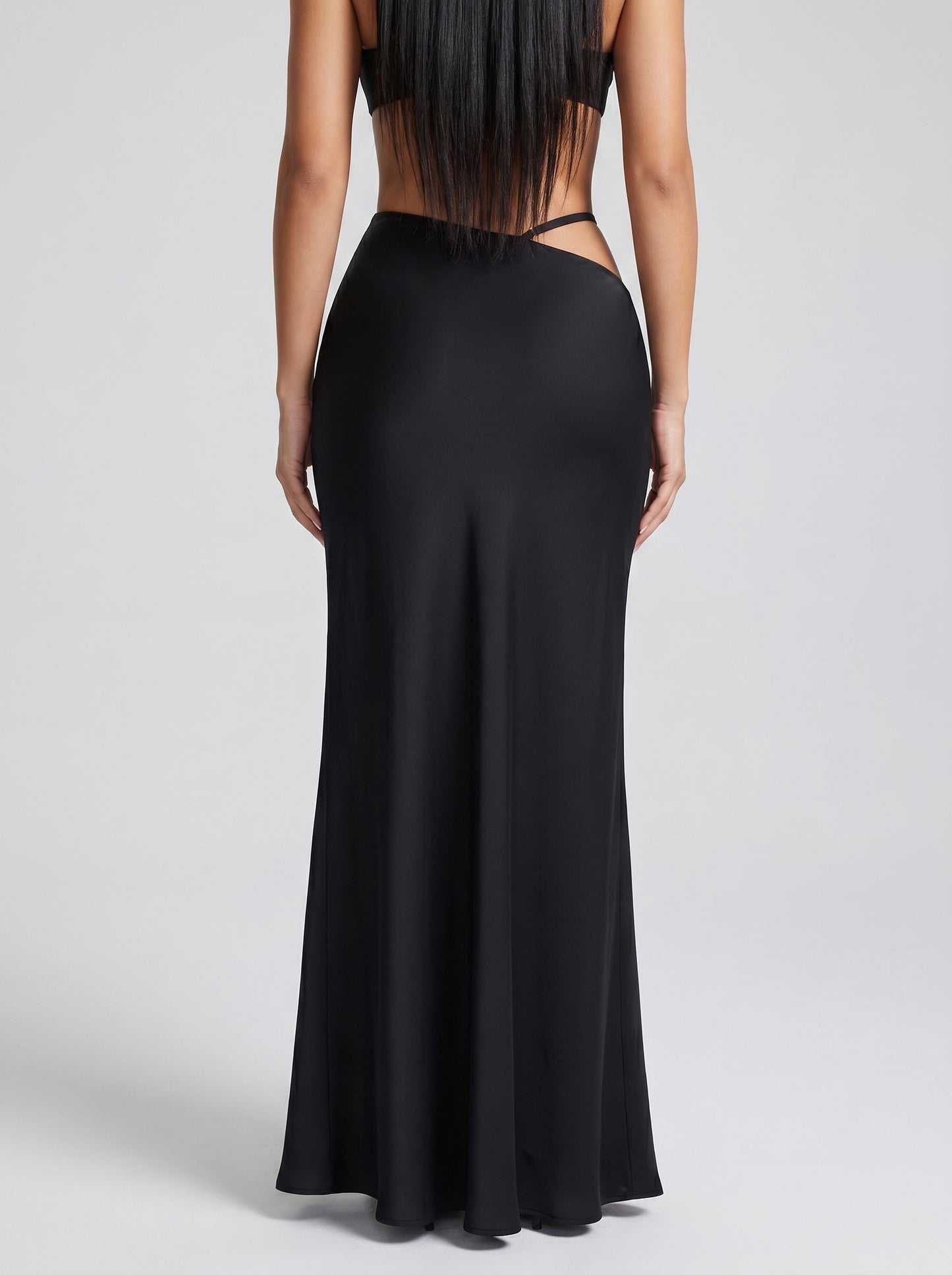 Allegra Bodycon Maxi Skirt on model