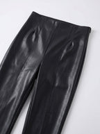 Ambra Faux Leather Pant on model