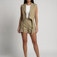 Annalisa Vest & Short Suit Set on model