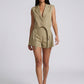 Annalisa Vest & Short Suit Set on model