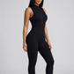 Aurora Ribbed Jumpsuit on model