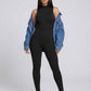 Aurora Ribbed Jumpsuit on model