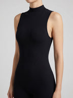 Aurora Ribbed Jumpsuit on model