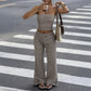 Serena Striped Two-Piece Set
