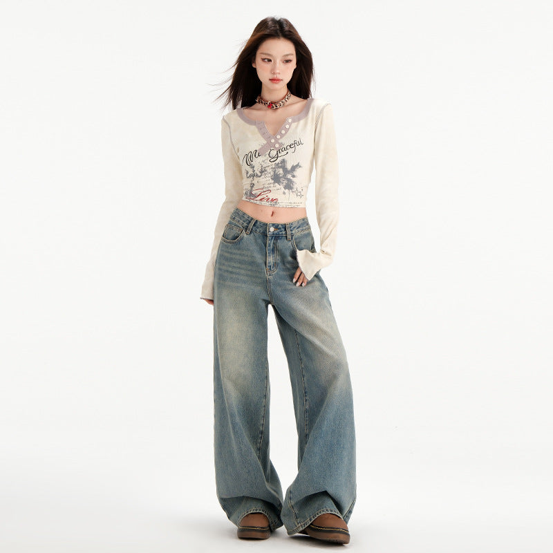 Livia Baggy Wide-Leg Jean