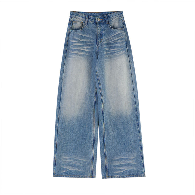 Doralice Vintage Wash Wide Leg Jeans