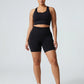 Bay High-Waist Biker Short on model