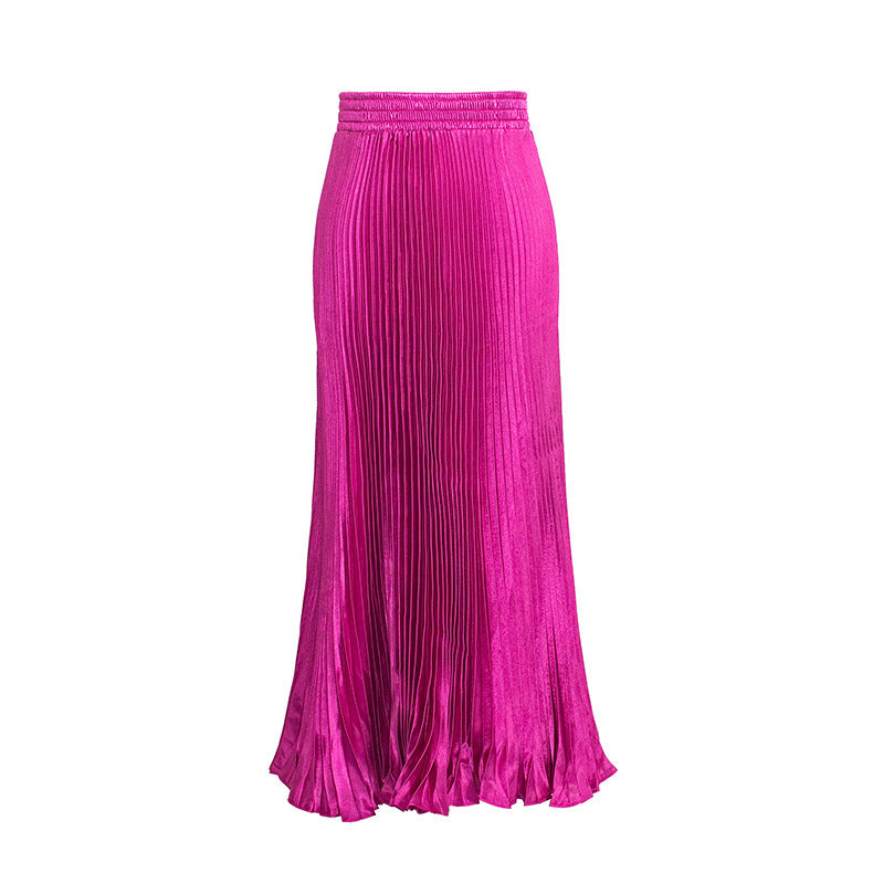 Bellini Pleated Midi Skirt