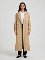 Beatrice Classic Trench Coat on model