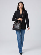 Beatrice Top-Handle Satchel on model