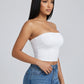 Bella Second-Skin Tube Top on model
