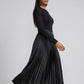 Bellini Pleated Midi Skirt on model