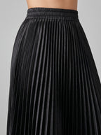 Bellini Pleated Midi Skirt on model