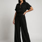 Bianca Collared Wide-Leg Jumpsuit on model