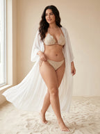 Bianca Crochet Bikini on model