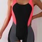Lola Colorblock Romper Swimsuit