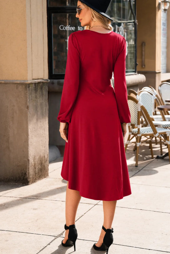 Eleonora Ruched Midi Dress