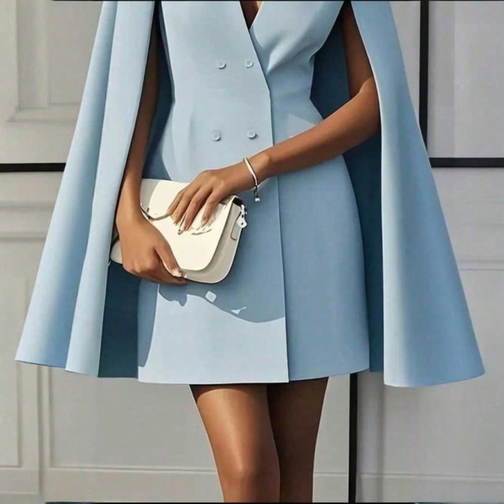 Norma cape blazer mini