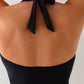 Renata Ruched Halter One-Piece