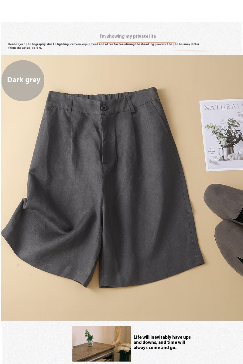 Giorgia Tailored Linen Shorts