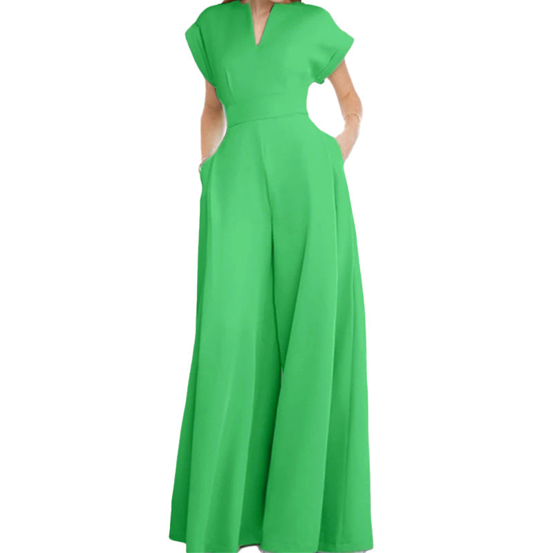 Serena Tailored Wide-Leg Jumpsuit