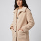 Camilla Teddy Coat on model