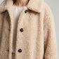 Camilla Teddy Coat on model