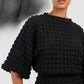 Carlotta Textured Knit Set on model