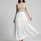 Carmela Tiered Maxi Skirt on model
