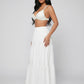 Carmela Tiered Maxi Skirt on model