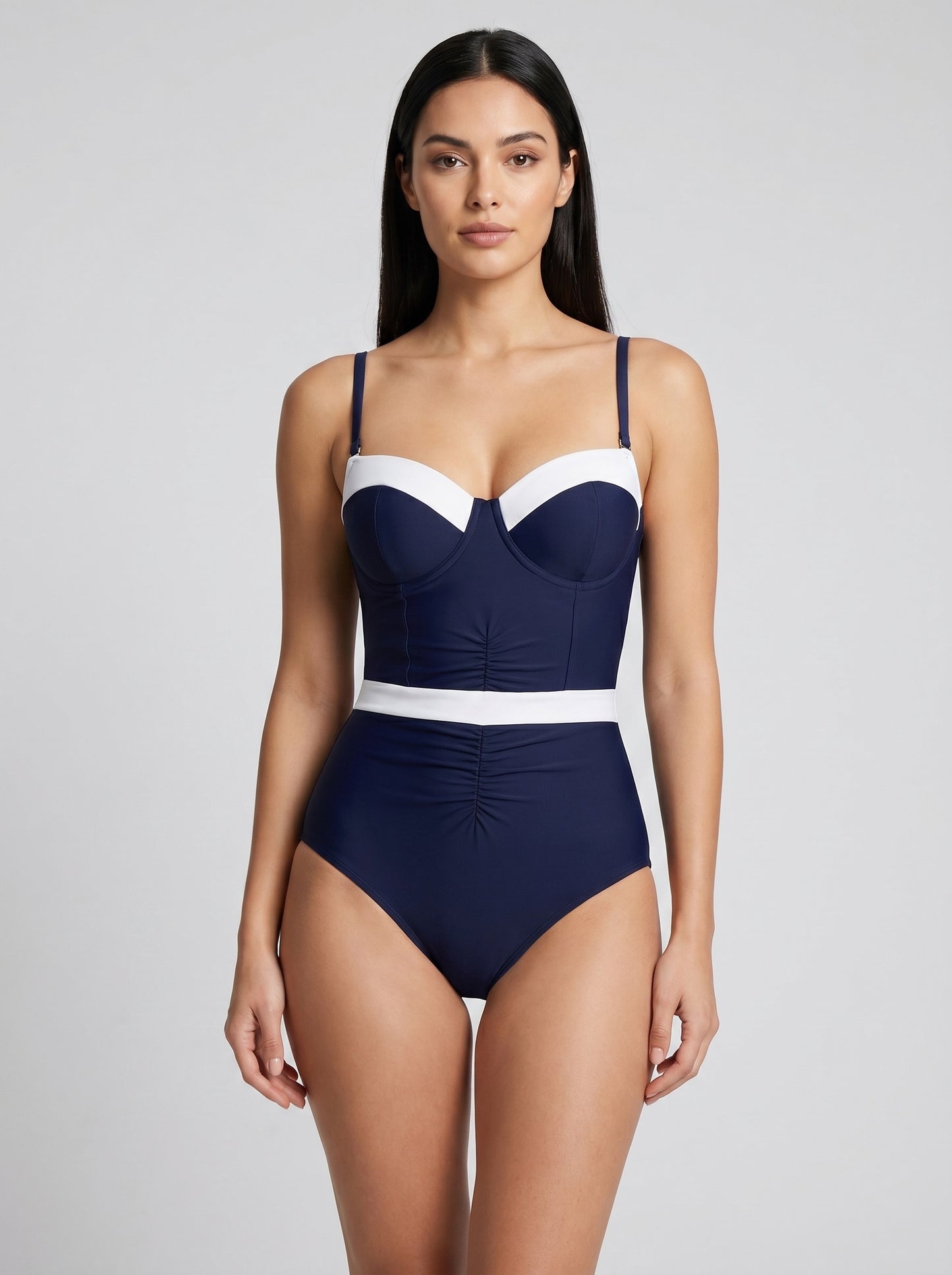 Carolina Underwire Swimsuit on model