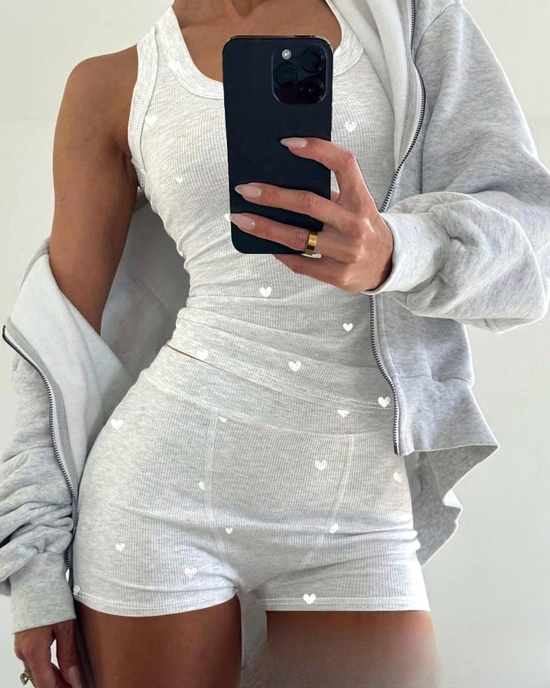 Mimi Ribbed Lounge Set