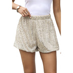 Vittoriana High Waist Sequin Shorts