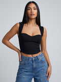 Chiara Sweetheart Corset Top on model