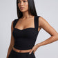 Chiara Sweetheart Corset Top on model