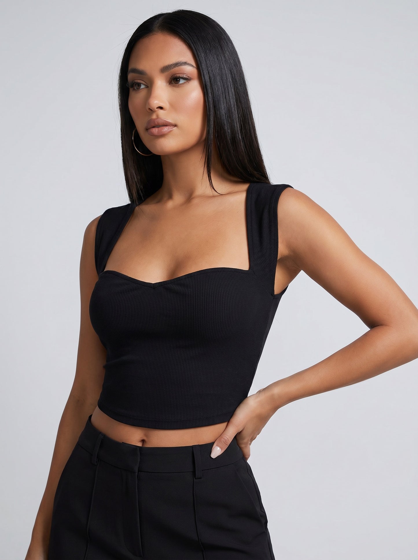 Chiara Sweetheart Corset Top on model