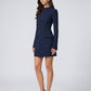 Costanza Tailored Mini Dress on model