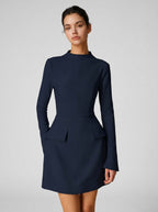 Costanza Tailored Mini Dress on model